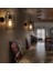 LED Duvar Işık Retro Loft Endüstriyel Duvar Lambası Siyah E27 Vintage Aplikler Duvar Lambası Endüstriyel Aydınlatma Armatürü Kapalı (H) 3