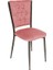 Kapitoneli Sandalye Esb (Kumaş) - Pembe 1