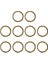 2x 10 Adet Pirinç Yuvarlak Bölünmüş Anahtar Zincir Halkaları Anahtar Tutucu Döngü Diy Zanaat 20MM 2 Adet (Yurt Dışından) 2