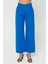 Weslie Mavi Yüksek Bel Fermuarlı Cropped Wideleg Fit Jean Pantolon C 4530-053 2