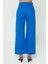Weslie Mavi Yüksek Bel Fermuarlı Cropped Wideleg Fit Jean Pantolon C 4530-053 4