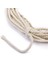 2 Parça 30M Doğal Diy Yumuşak Pamuk Örgülü Halat Boru Kablosu String Craft 3 mm (Yurt Dışından) 5