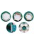 5X100 Adet Altıgen Ingilizce Kağıt Ekleme Kapitone Şablonları Zanaat 8 mm 5 Adet (Yurt Dışından) 5