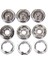50 Set Metal Pres Saplama Snap Popper Bağlantı Elemanları Halka Dikiş Giyim Düğmeleri (Yurt Dışından) 3