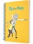 Rick And Morty Butik Defter Seti 2 Adet Çizgili ve Kareli 2