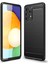 Samsung Galaxy A73 5g Brushed Carbon Fiber Silikon Kılıf - Siyah 1
