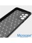 Samsung Galaxy A73 5g Brushed Carbon Fiber Silikon Kılıf - Siyah 5