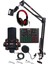 Midex GMX-1 Record Head Set Condenser Mikrofon Kulaklık Ses Kartı Canlı Yayın Paketi (Telefon ve PC) 1
