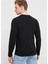 Erkek Siyah Bisiklet Yaka Battal Sweatshirt 3
