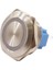 28B-P1Z-E 28MM Düz Anahtarlı Işıklı Metal Buton - Beyaz 1