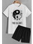 Ying Yang Şort T-Shirt Eşofman Takımı 1