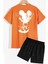 Sırt Baskılı Şort T-Shirt Eşofman Takımı 1