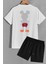 Sırt Baskılı Şort T-Shirt Eşofman Takımı 1