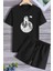 Uzay Temalı Şort T-Shirt Eşofman Takımı 1