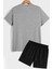 Unisex Şort T-Shirt Eşofman Takımı 2