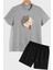 Tasarım Şort T-Shirt Eşofman Takımı 1