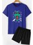 Dinazor Baskılı Şort T-Shirt Eşofman Takımı 1
