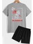 Sırt Baskılı Şort T-Shirt Eşofman Takımı 1