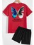 Butterfly Sırt Baskılı Şort T-Shirt Eşofman Takımı 1