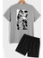 Anime Şort T-Shirt Eşofman Takımı 1