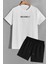 Butterfly Sırt Baskılı Şort T-Shirt Eşofman Takımı 2