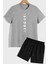 Evren Temalı Şort T-Shirt Eşofman Takımı 1