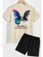 Butterfly Sırt Baskılı Şort T-Shirt Eşofman Takımı 1