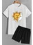 Evren Temalı Şort T-Shirt Eşofman Takımı 1