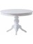 Beyaz Kaplan Ayak Masa Yuvarlak Yemek Masası 1