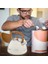 1 Adet 3.5l Antik Paslanmaz Çelik Ahşap Saplı Düz Alt Whistling Su Isıtıcısı Kaynar Çay Kettle (Beyaz) | Su Isıtıcılar (Yurt Dışından) 4