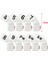 9x Golf Demir Headcover Set Su Geçirmez Büyük Sayı Pu Koruma Aksesuarları Beyaz (Yurt Dışından) 5