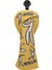 Dayanıklı Golf Ahşap Kafa Kapağı Golf Kulübü Headcover Erkek Kadın Koruyucu Kol Sarı (Yurt Dışından) 1
