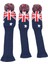 3pcs Golf Ahşap Kafa Kapağı Yaz Spor Kulüpleri Headcover Koruma Görevlisi (Yurt Dışından) 2