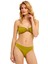Lazer Kesim Yağ Yeşili Straplez Bikini Takımı 2