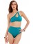 Yeşil Tek Omuz Tokalı Bikini Takımı 1