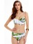 Yaprak Desenli Volanlı Bikini Takımı 1