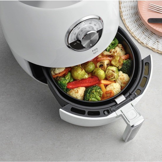 King KYF25 Magicfry Airfryer Fritöz Beyaz Beyaz Fiyatı