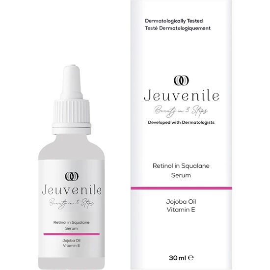 Jeuvenile  Yenileyici Retinol 1% Cilt Bakım Serumu 30 ml - Retinol 1% Face Serum 30 ml