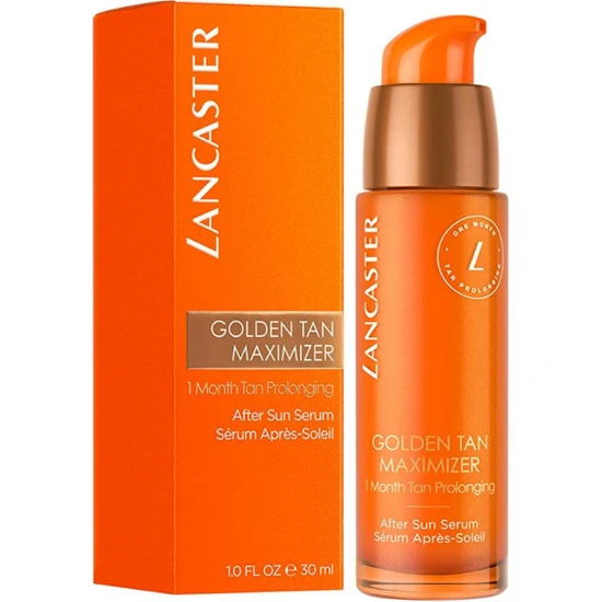 Mustore - Golden Tan Maximizer After Sun Serum 30 ml Live With Light.