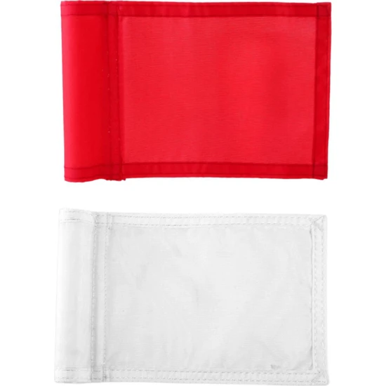 Zwinz Golf Bayrakları Bayraklar Golf Pratiği Bayrağı Arka Bahçe Kursu Bayrağı Beyaz+Kırmızı (Yurt Dışından)
