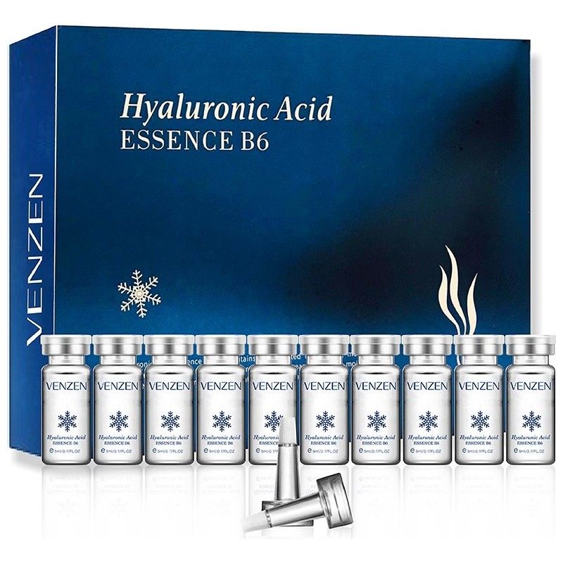 Venzen Venzen® Essence B6 Özlü Vitamin Serum 10ADET x 5ml Hyalüronik Asit Ampül Seti