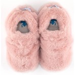 Furry Furry Pembe Kürk Barefoot Patik