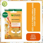 Garnier Kağıt Göz Maskesi 6 gr Portakal Suyu ve Hyaluronik Asit İçeren Nemlendirici Serinletici