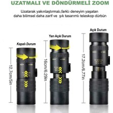 Dailytech 10-300X40 Zoom Monoküler Teleskop Dürbün Telefon Tutuculu