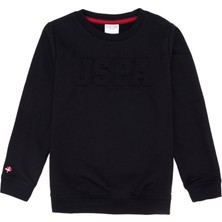 U.S. Polo Assn. Erkek Çocuk Siyah Sweatshirt 50236949-VR046