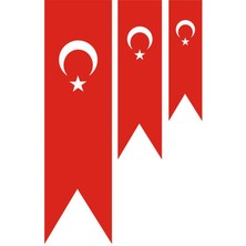 Tahtakalehobi 50X200 cm Kırlangıç Türk Bayrağı