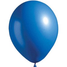 Hknys 60 Adet Koyu Mavi  Renk  Balon-Pastel- Pastel  Balon-Dogum Günü Parti Balonları-Açılış Balonları
