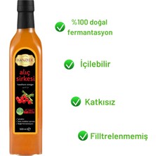 Hanzade Bitkisel Alıç Sirkesi 500 ml x 2 Adet Doğal Fermantasyon Içilebilir Katkısız