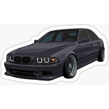 TSC E39 Araba Cam Sticker Yapıştırma 16CM 2 Adet