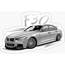 TSC F30 Modifiye Cam Sticker Yapıştırma 16CM 2 Adet
